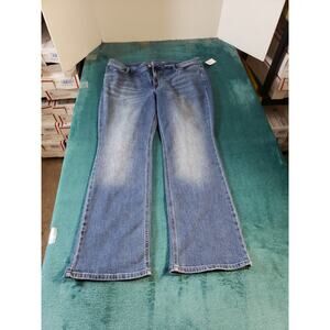 Old Navy Jeans Size 14 Womens Blue Pants Denim Stretch Mid Rise Bootcut NWT